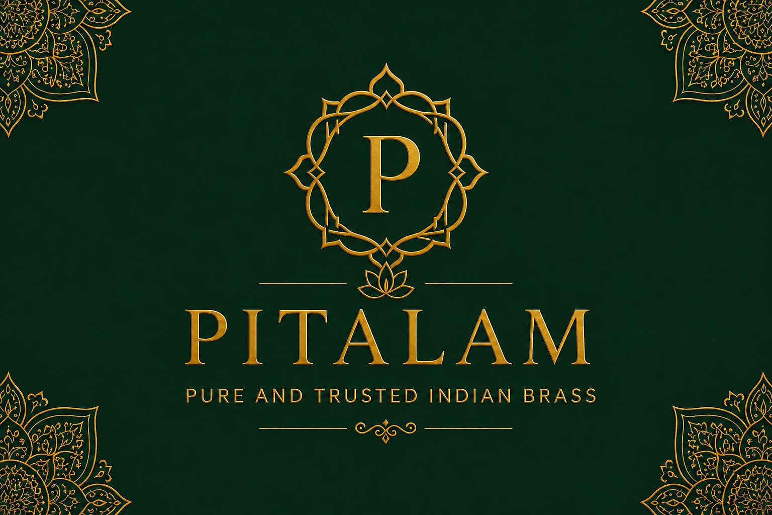 PITALAM | 100% Pure Brass Flower Diya Medium – Decorative Oil Lamp for Home Temple, Puja, Diwali Decoration & Spiritual Rituals (Single Piece) 6