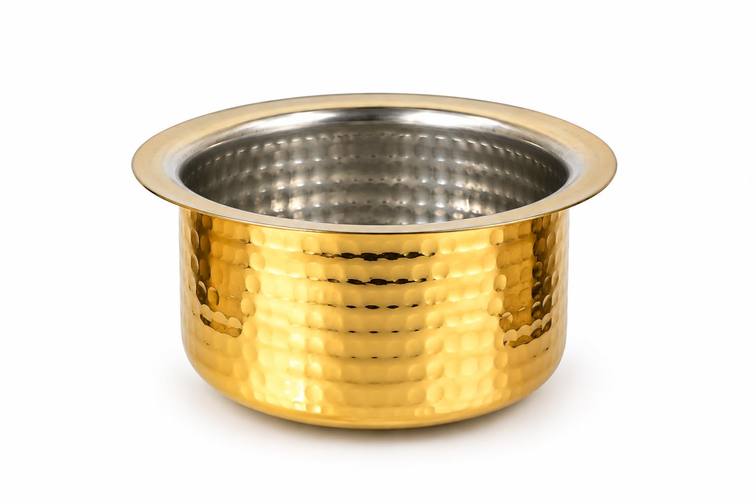 PITALAM 100% Pure Pital Bhagona with Kalai, 6.5 Inch